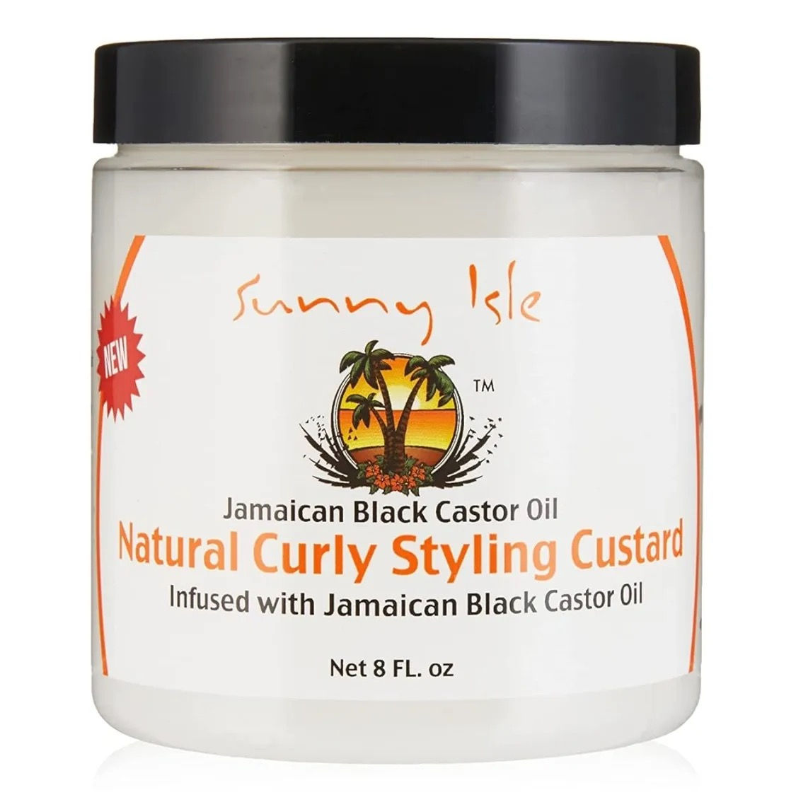 Sunny Isle Jamaican Black Castor Oil Curly Styling Custard 8oz