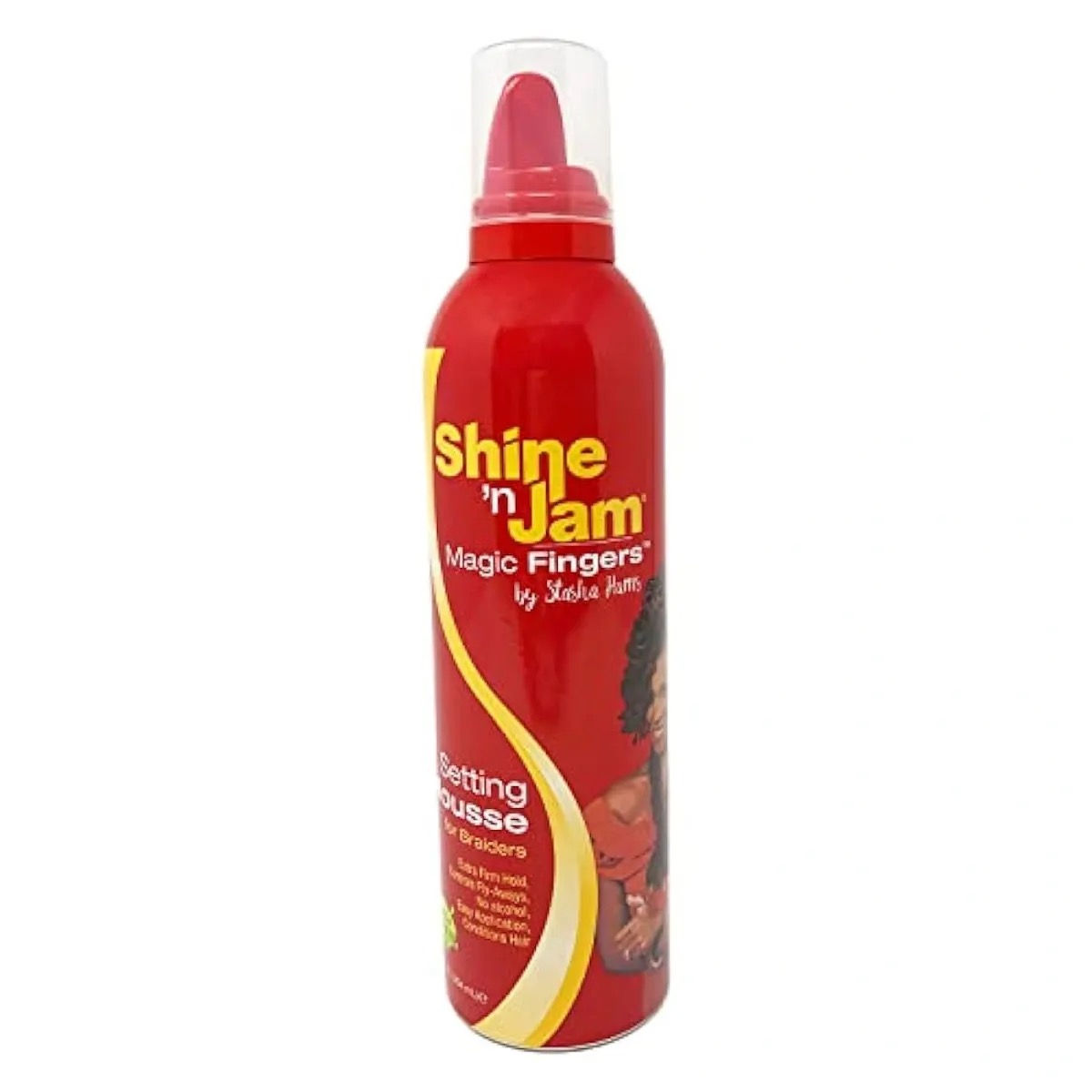 Ampro Shine-N-Jam Magic Fingers Setting Mousse For Braiders