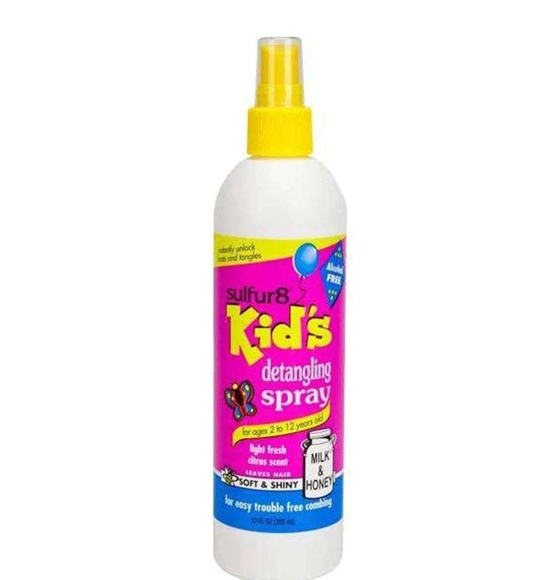 Sulfur8 Kids Detanging Spray 12 Oz