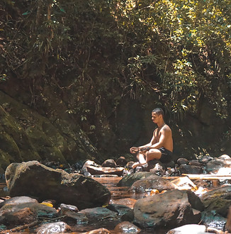 Meditating in Nature