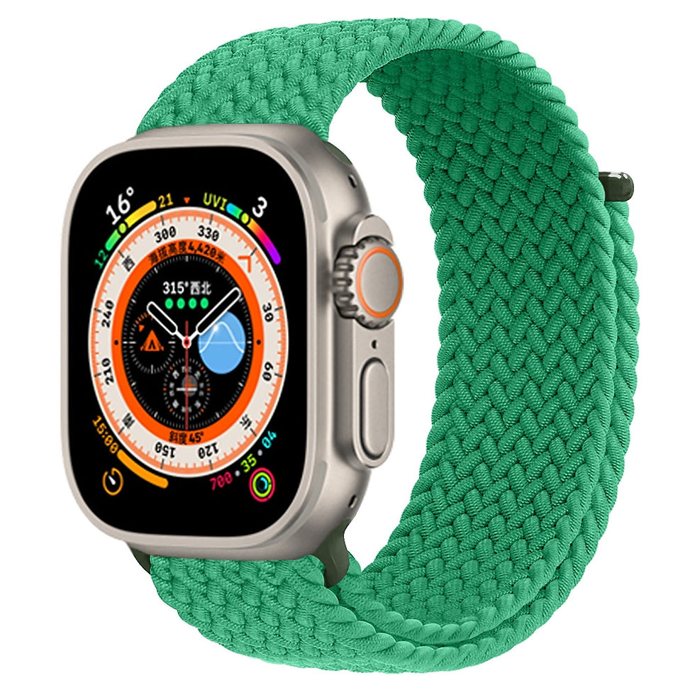 Thumbnail: Braided Loop For Apple watch Band - Solo bracelet iWatch series 8 se 7 3 6 Ultra