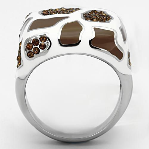 Thumbnail: TK847 - High polished (no plating) Stainless Steel Ring with Top Grade