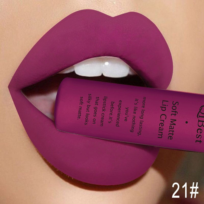 Thumbnail: Liquid Lipstick Lips Makeup Lip Gloss Velvet Nude 34 Colors Matte Lipstick 