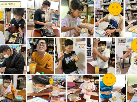 ☆冷たいおやつ作り☆