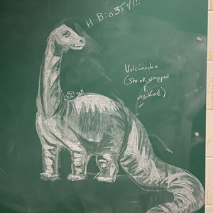 Chalkboard-- Vulcanodon