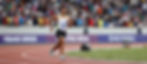 Indian athlete running on track; sports collaboration