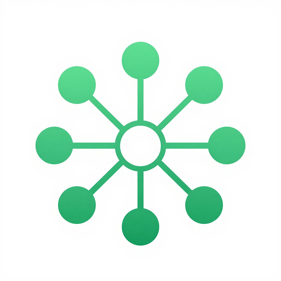 Brand partnerships network icon