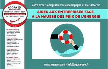 Agora SEA - Expert comptable_Aides aux entreprises face à la hausse des prix de l’énergie