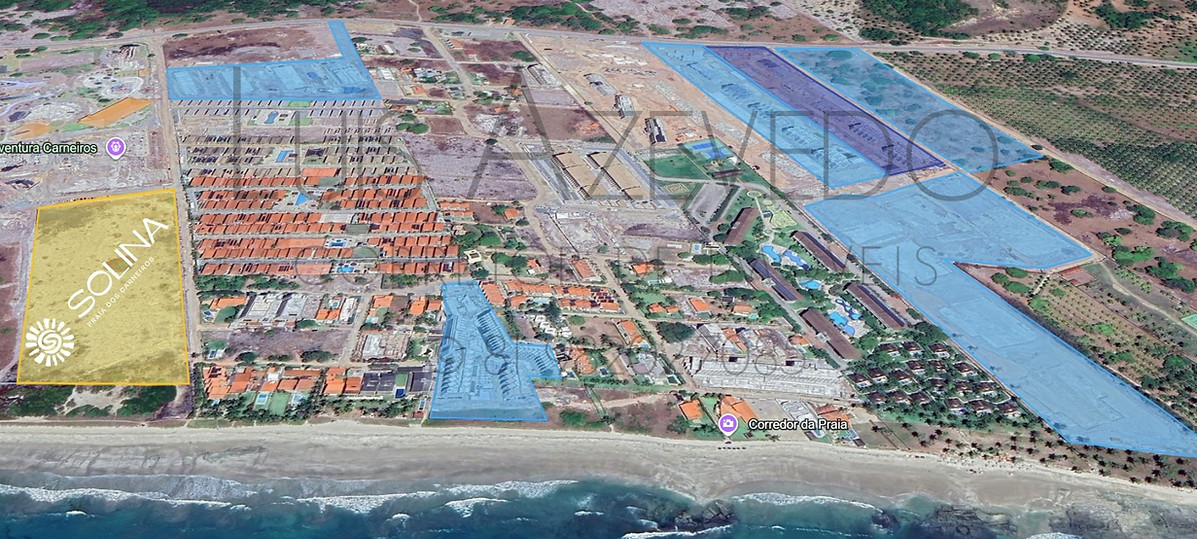 Localização Solina Praia dos Carneiros