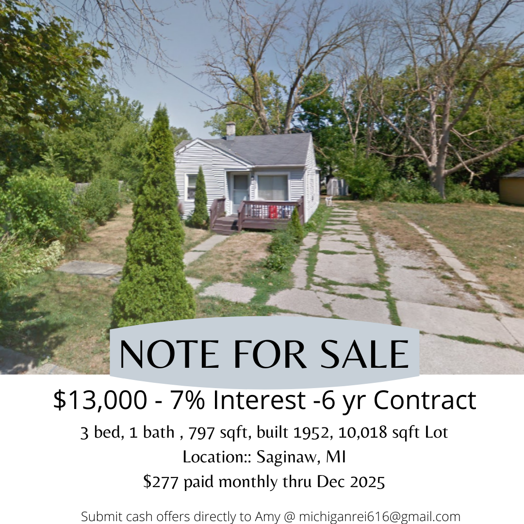 Randolph St Note for Sale