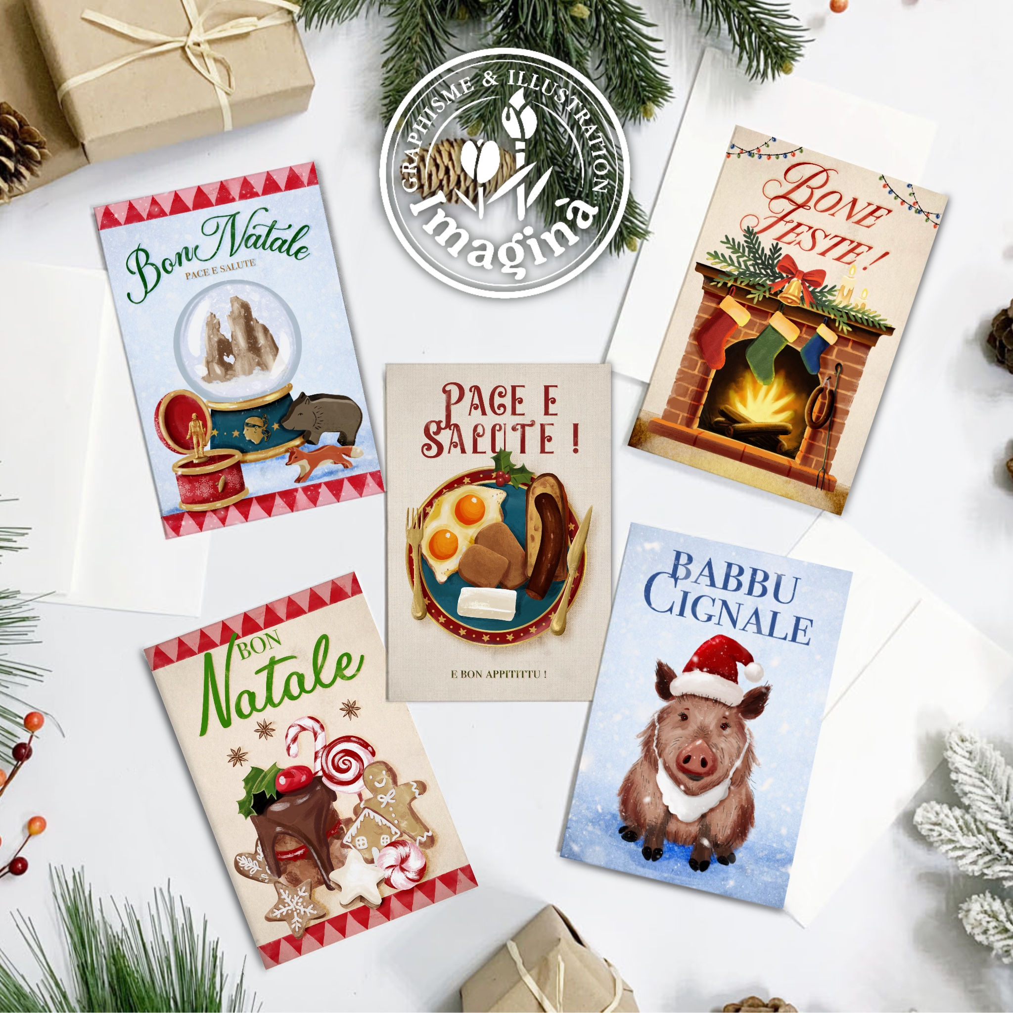 Cartes de voeux Nustrale