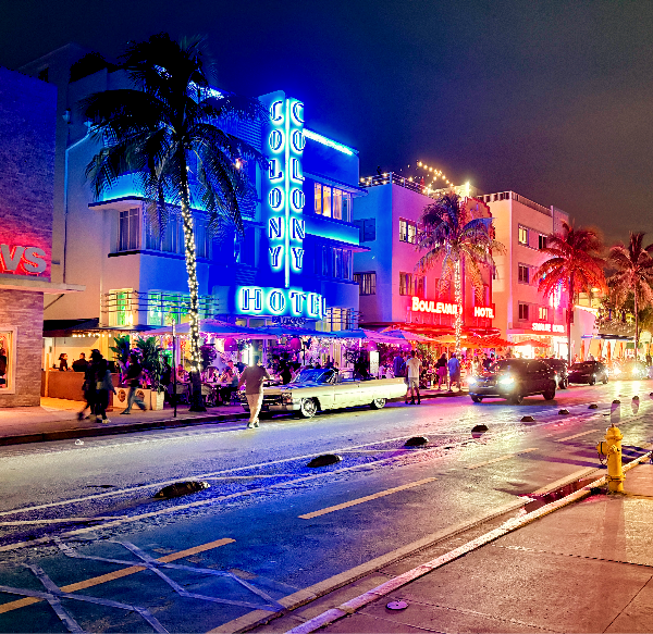 Ocean Drive, Miami FL