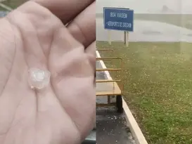 Chuva de granizo atinge municípios do Alto Uruguai