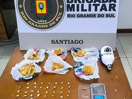 Homem é preso por tráfico de drogas em Santiago