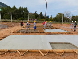Avanço na construção de 45 moradias em Jaguari