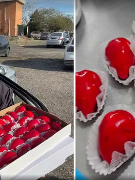 'Morango do amor' é febre em feira na capital nacional do doce: 'não estamos dando conta', diz doceira