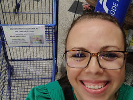 Aniversário Solidário da Teacher Lígia arrecada doações para a APAE Santiago