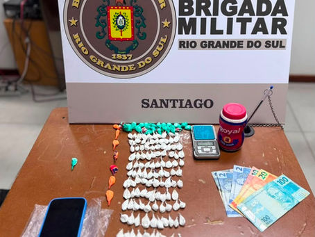BM realiza prisão por tráfico de drogas em São Chico 