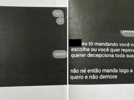 Professor é investigado por pedir “nude” de aluna: “Quer reprovar?”