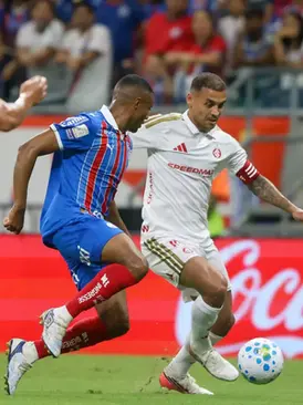  Inter perde para o Bahia por 3 a 2 pelo Campeonato Brasileiro