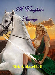 This is the front cover of "A Daughter's Revenge". The first book of Elf Sisters.