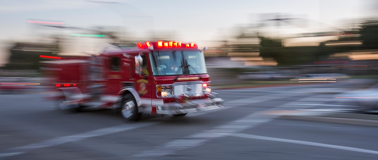 Fire Truck Residential Home Fire 24 Hour Monitoring Charlottesville Richmond Harrisonburg Security Alarm Company