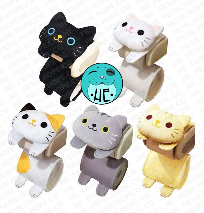 Miniatura: Portarrollo - Gato Porta Papel Higiénico Baño Wc