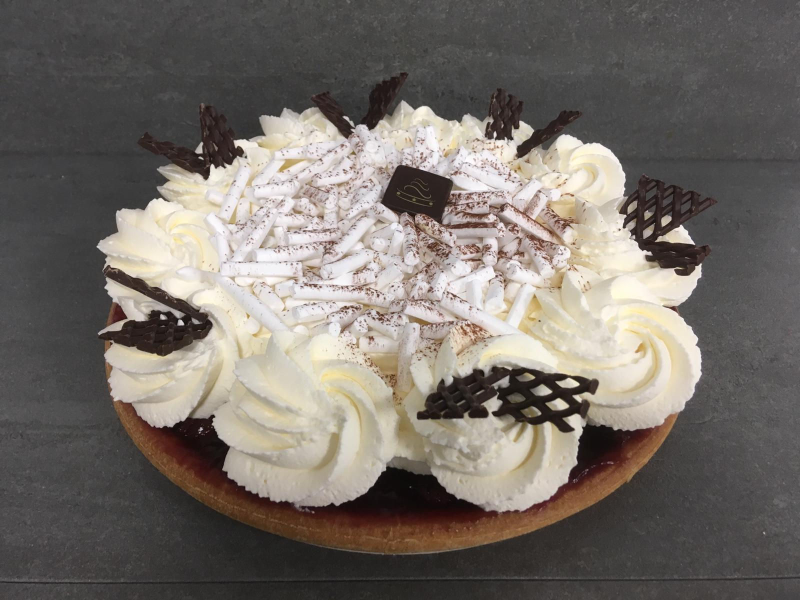 Halve Kersenschuim vlaai