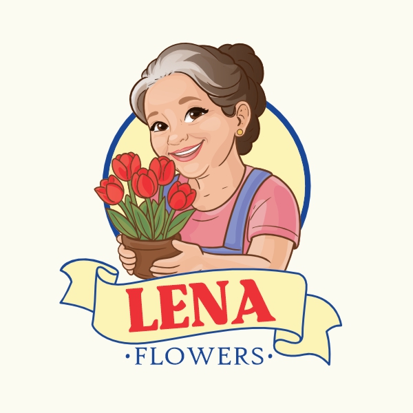 Identidade Visual Lenna Flowers