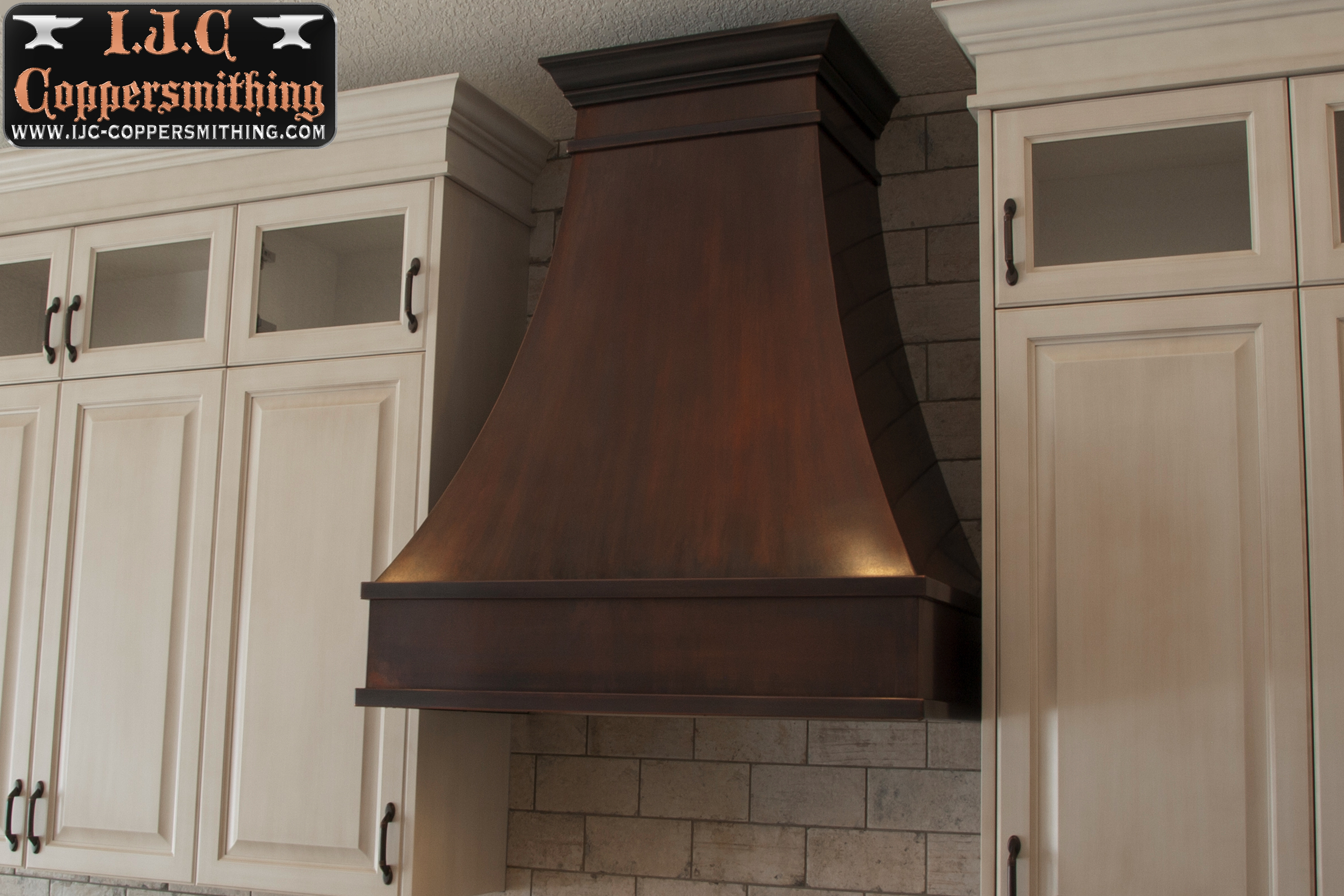 Custom Copper Range Hood