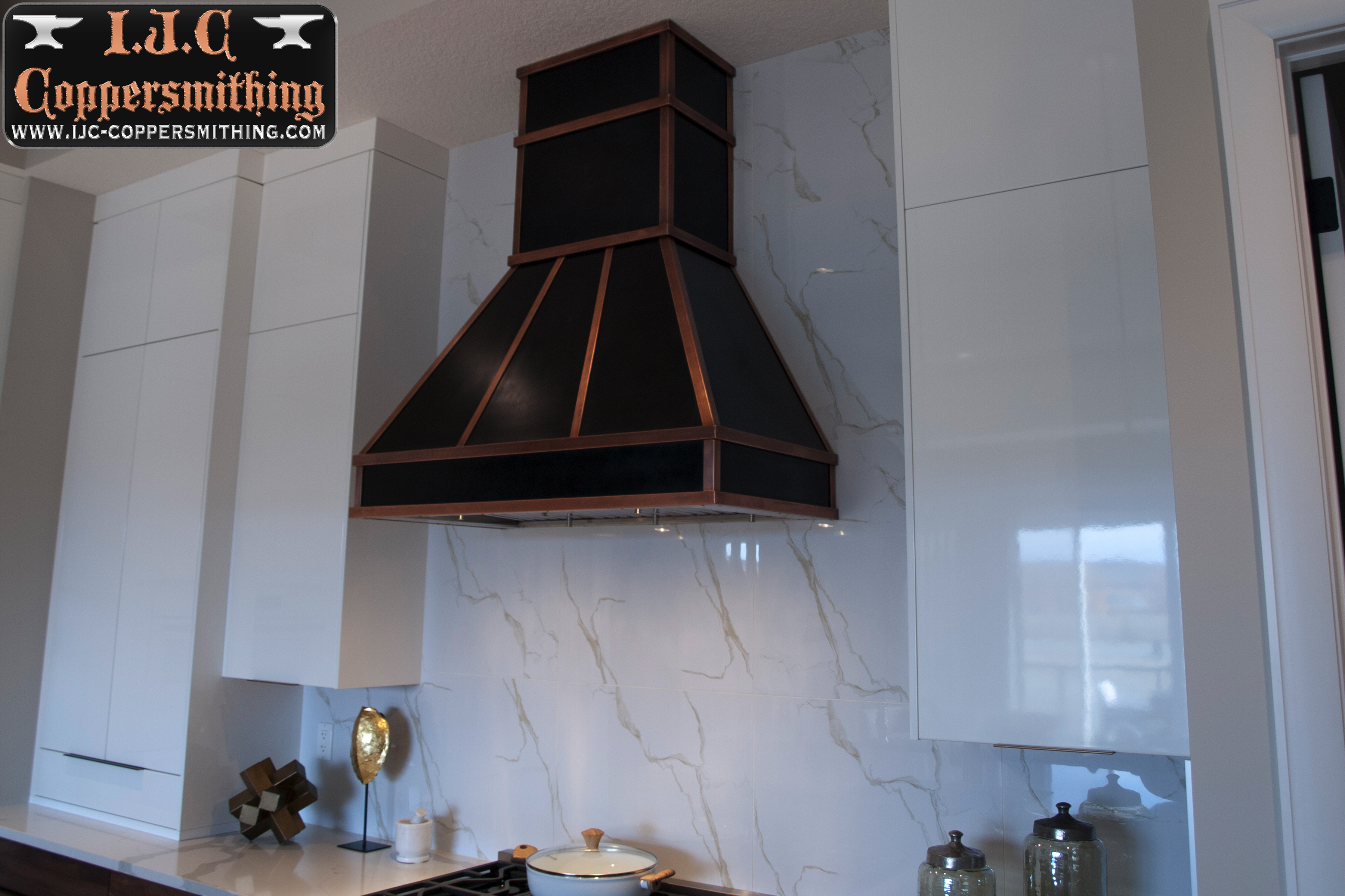 Black Iron Range Hood