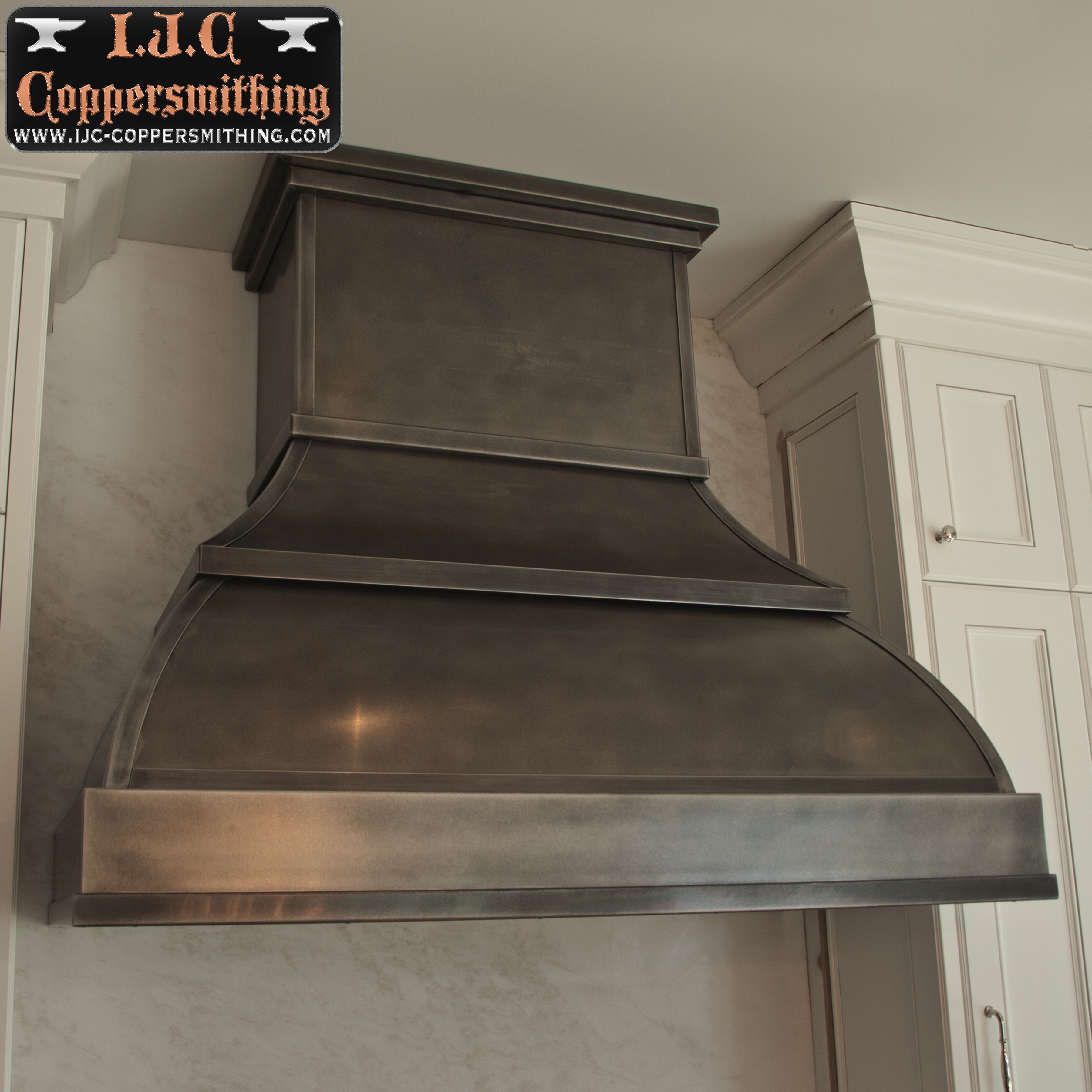 Blackened Stainless Range Hood