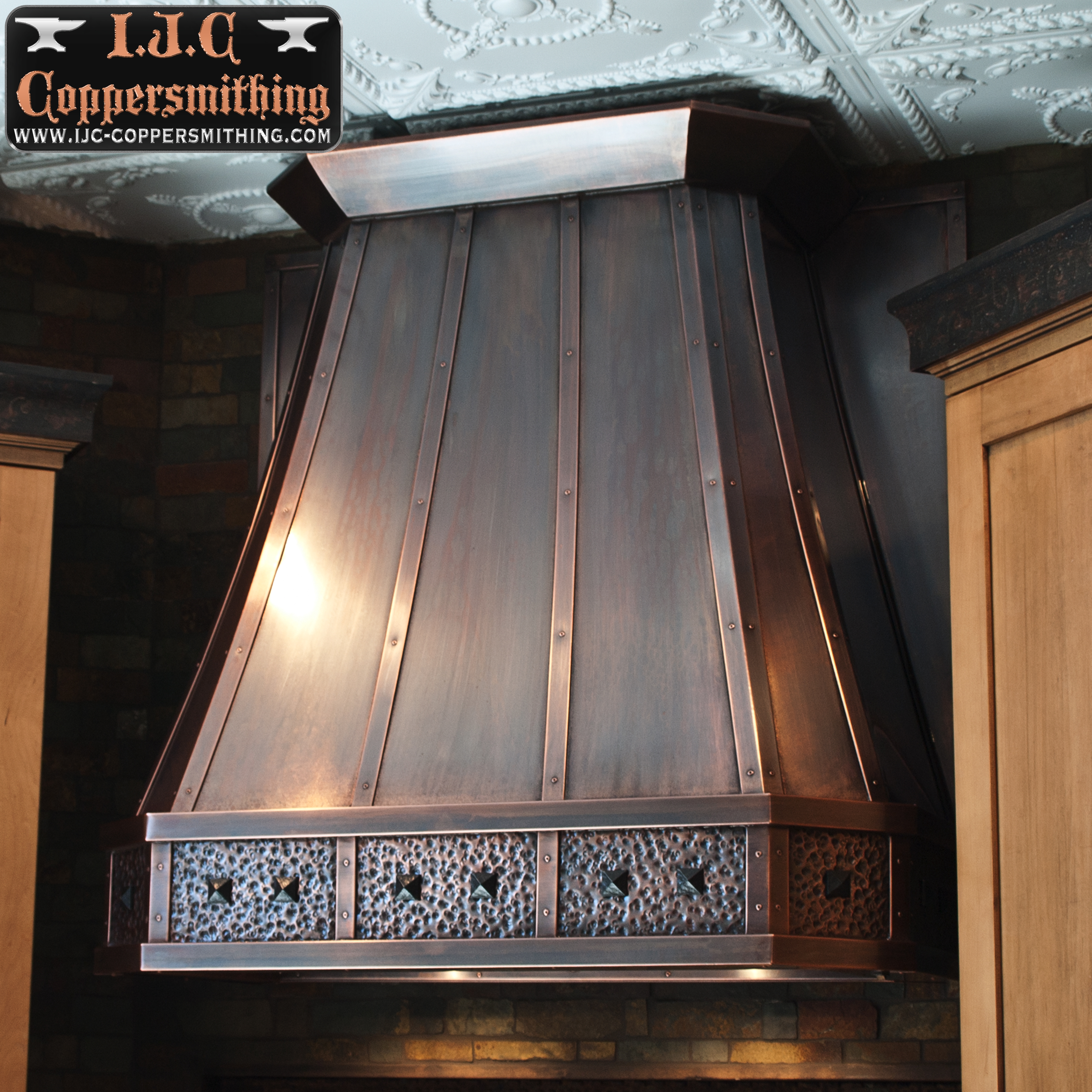 Copper Range Hood