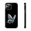 Thumbnail: iPhone (12, 12 Pro, 12 Pro Max, 12 Mini) - White Butterfly Tough Phone Case