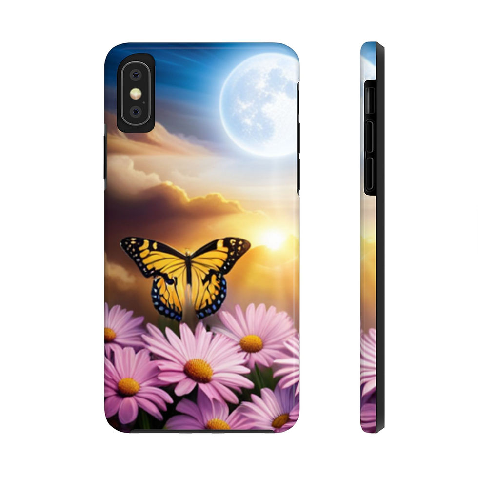 Thumbnail: iPhone (X, XR, XS, XS MAX) - Butterfly Tough Phone Case