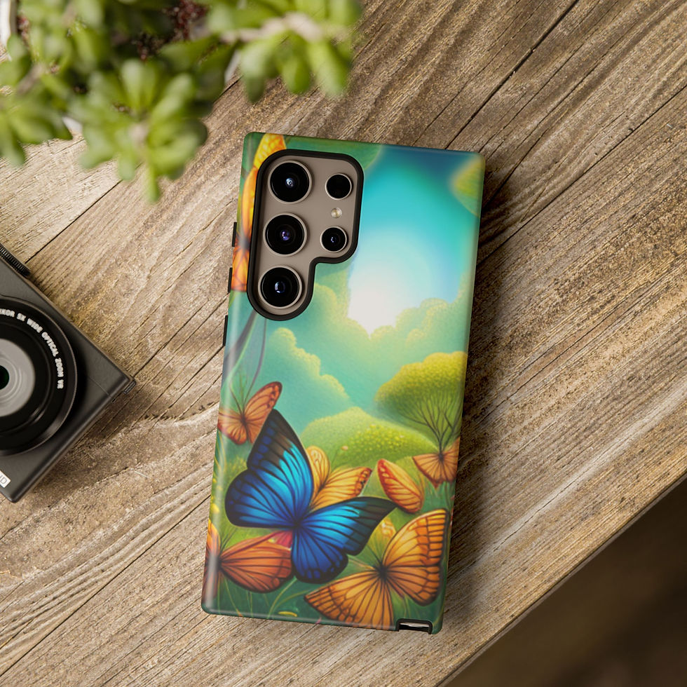 Thumbnail: Galaxy S24, S24 Plus, or S20 Ultra - Butterfly Tough Phone Case - S2408
