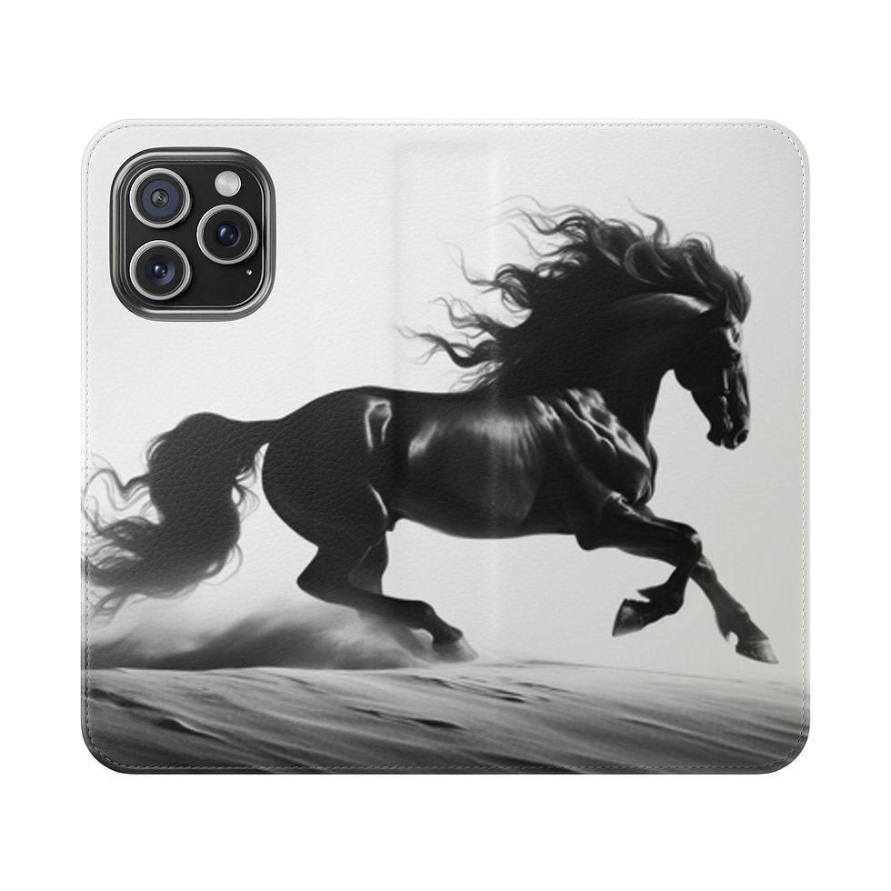 Thumbnail: iPhone (15, 15 Pro, 15 Pro Max, 15 Plus) Horse Flip Case