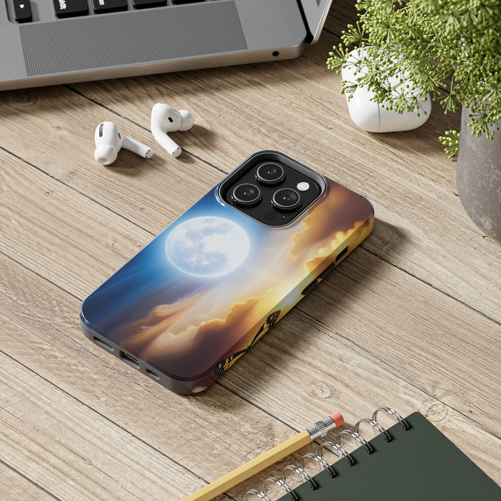 Thumbnail: iPhone (14, 14 Pro, 14 Pro Max, 14 Plus) - Moonlight Tough Phone Case