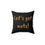 Thumbnail: Let's get nuts! Square Accent Pillow with Squirrel Cover