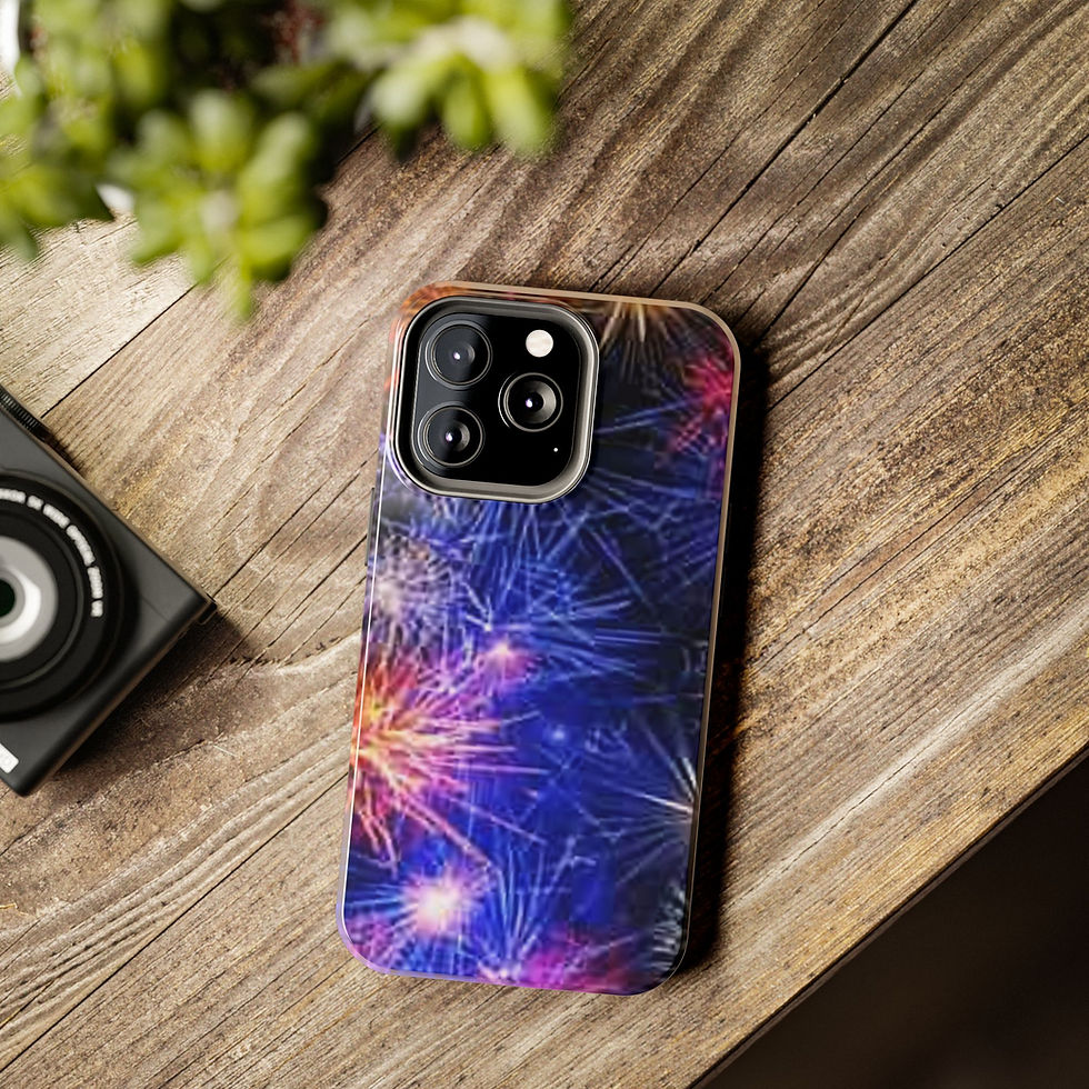 Thumbnail: iPhone (13, 13 Pro, 13 Pro Max, 13 Mini) - Fireworks Tough Phone Case
