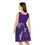 Thumbnail: Purple Bubble Pattern Skater Dress - Fun and Stylish for Any Occasion