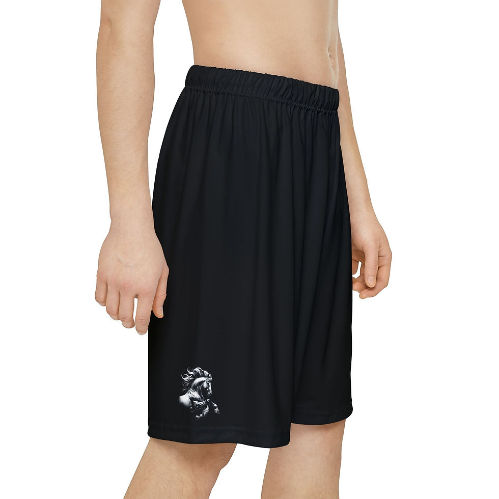 Men's Sports Shorts - Horse Design - Lightweight Athletic Wear