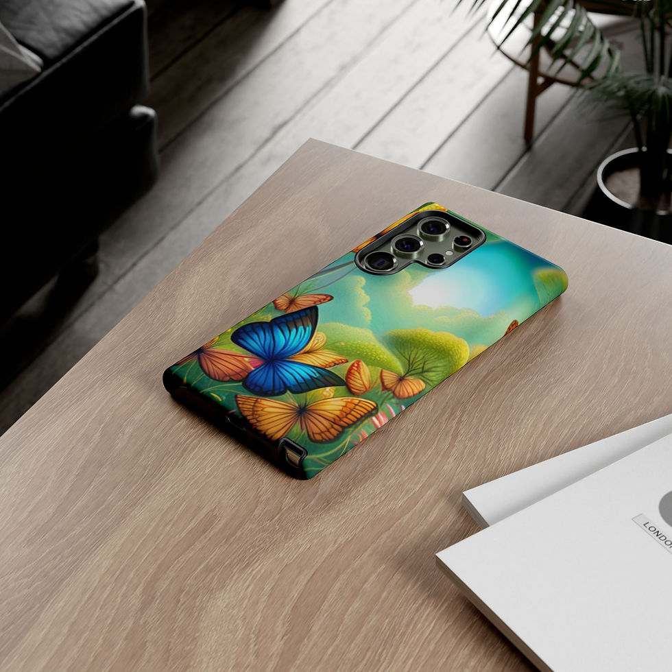 Thumbnail: Galaxy S23, S23 Plus, or S23 Ultra - Butterfly Tough Phone Case - S2305