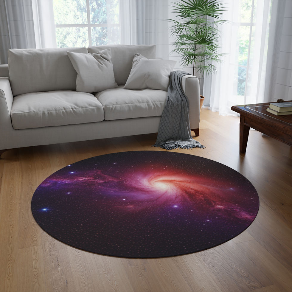 Cosmic Round Rug