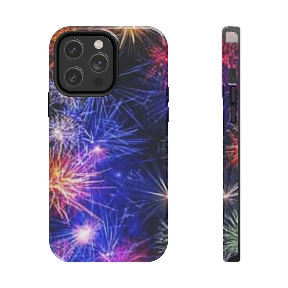 Thumbnail: iPhone (14, 14 Pro, 14 Pro Max, 14 Plus) - Fireworks Tough Phone Case