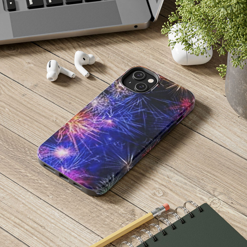 Thumbnail: iPhone (14, 14 Pro, 14 Pro Max, 14 Plus) - Fireworks Tough Phone Case