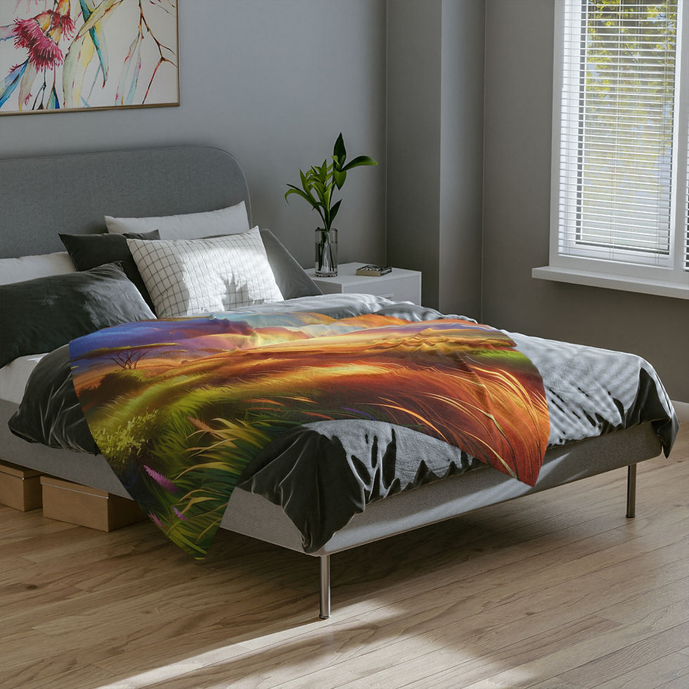Thumbnail: Velveteen Microfiber Blanket