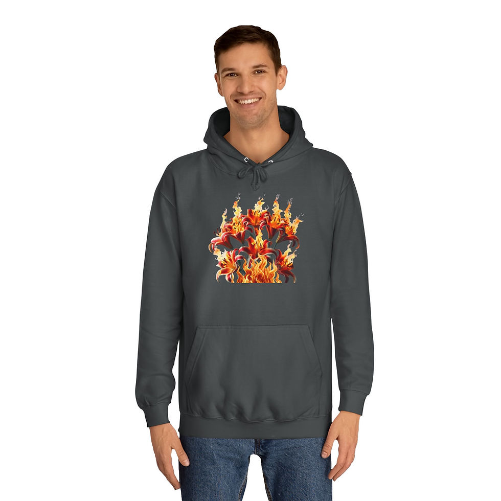 Thumbnail: Flaming Lilies Hoodie (sizes: S-2X)