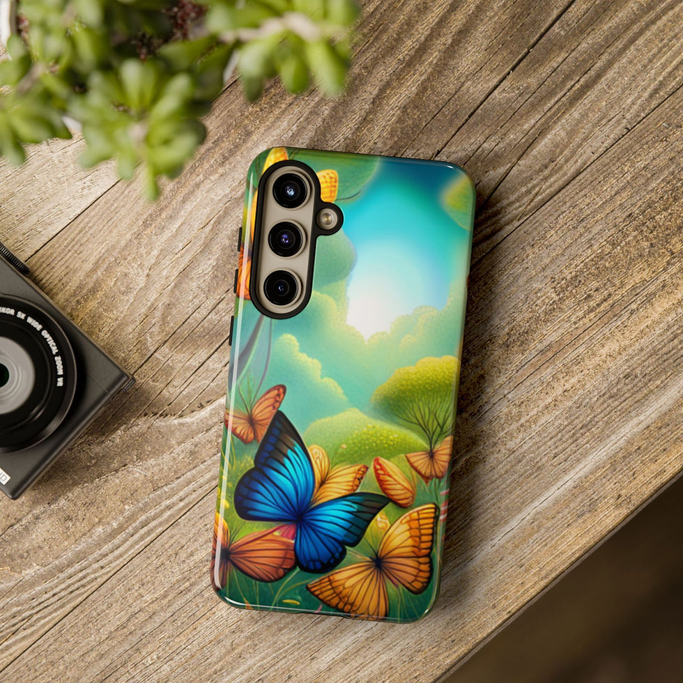 Thumbnail: Galaxy S24, S24 Plus, or S20 Ultra - Butterfly Tough Phone Case - S2408