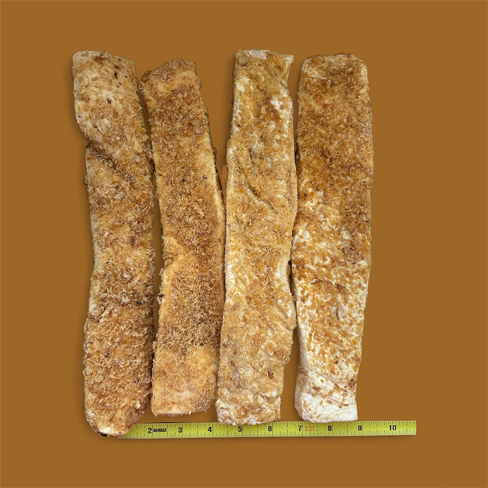 Thumbnail: 12” Beef Cheek Flat Bully Dusted Flavor 4 Packs